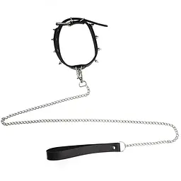 Нашийник з шипами та повідцем Art of Sex - Collar Spikes and Leash Art of Sex SO5154 95176 - мініатюра 4