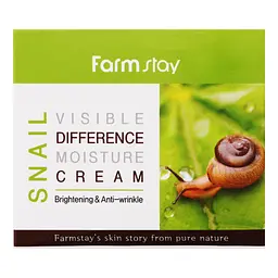 Крем для обличчя Farmstay Visible Difference Moisture Cream Snail, з муцином равлика, 100 мл - мініатюра 2