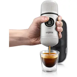 Портативна кавоварка Wacaco Nanopresso + Case Chill White (WNANOWH) [168817] - мініатюра 4