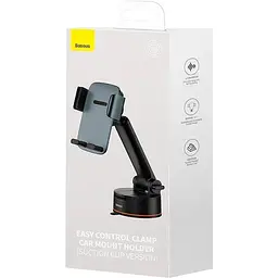 Автомобільний тримач автоматичний Baseus Easy Control Clamp Pro (Suction Cup) SUYK020014 - мініатюра 2