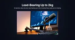 Пантограф для мікрофона Ulanzi LS26 Low Profile Microphone Arm [86252] - мініатюра 12