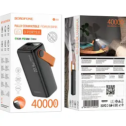 Зовнішній акумулятор Borofone Magnifico BJ66 40000mAh 22.5W Black [130208] - мініатюра 7
