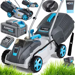 Газонокосарка акумуляторна Kanwod KGALM-4032 32 см 30 л - мініатюра 3