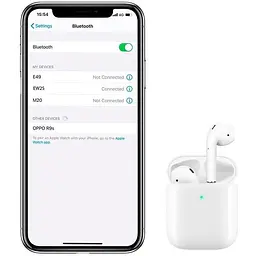 Навушники Hoco True wireless BT headset EW25 повністю бездротова гарнітура біла - мініатюра 3