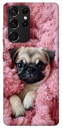 TPU чохол Demsky Мопс у ніжностях для Samsung Galaxy S21 Ultra