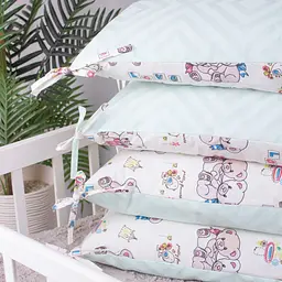 Подушка-борт MirSon Kids Time 18-0005 Kind Bear захисна біла 4 шт. - мініатюра 3