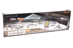 Іграшкова гвинтівка M870 з м'якими патронами EVA Soft Bullet Gun, у коробці р.62,5x8x19 см YG Toys - мініатюра 2