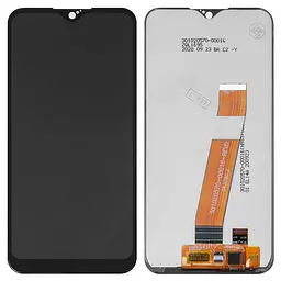 Дисплей для Samsung A015 Galaxy A01, A015F Galaxy A01, чорний, Best, без рамки, з вузьким конектором