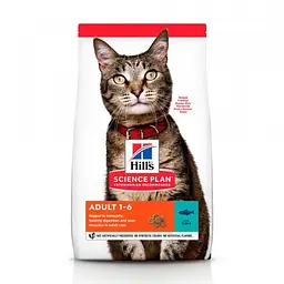 Сухий корм для підтримки фізичної форми кішок з тунцем Hills SP Feline Adult Optimal Care 3 кг