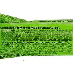 Батончик AXA злаковий фрукти-горіхи 23 г (25682) - мініатюра 3