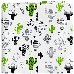 Пелюшкі муслінові Cosas Cactus CS1 75х100 см (MuslinDiapers_CactusGrayGreen_75x100)