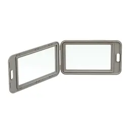Бейдж Buromax вертикальний, 69 х 111мм, PP+PVC, сірий (BM.5414-09) - мініатюра 2
