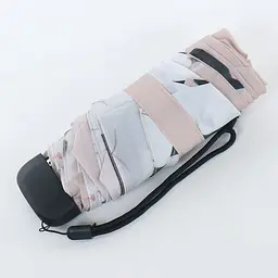 Жіноча складана парасолька механічна Art Rain 90 см бежева - мініатюра 9