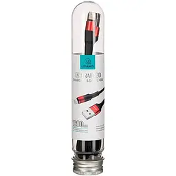 Кабель Usams US-SJ220 USB - Lightning (M/M), 1.2 м, Red (SJ220IP02) - мініатюра 2