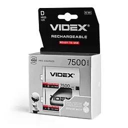 Акумулятори Videx HR20/D 7500mAh double blister/2шт VIDEX (24476-000)