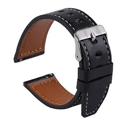 Ремінець Universal 20mm Samsung/Amazfit/Huawei Black (35680_3577559)
