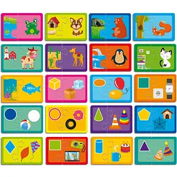 Пазли Vladi Toys Академія розвитку Знайди пару. Хто де живе? 21 елемент (VT5003-03) - мініатюра 3