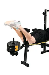 Набір Besport PowerPro 68кг з прямим грифом та лавою WB-004 - мініатюра 15