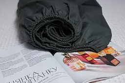 Простирадло на резинці Moon&Star Dark Green Бязь Gold Люкс 180х200х25 см - мініатюра 3