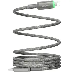 Дата кабель WIWU C083 Maglink Type-C to Lightning 27W 1 м Grey - мініатюра 2