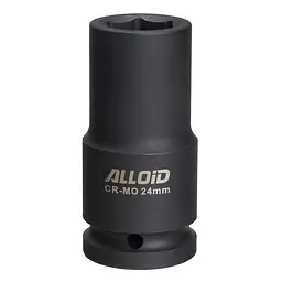 Торцева головка ударна глибока 3/4"DR, 24 мм. Alloid. GUG-71124