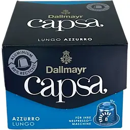 Кофе в капсулах Dallmayr Lungo Azzurro 10 шт, 56 г
