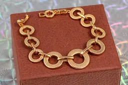 Браслет Xuping Jewelry диски 17 см 1.9 см золотистий