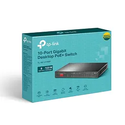 10-портовий гігабітний комутатор з 8 РоЕ+ портами, TL-SG1210MP TP-LINK - мініатюра 4