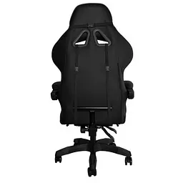 Крісло геймерське Dunmoon 24243 з підставкою для ніг Black - мініатюра 6