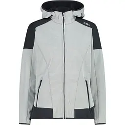 Куртка CMP Women's Jacquard Softshell Jacket Grey/Black S (1097-33A2136-25XP 38)