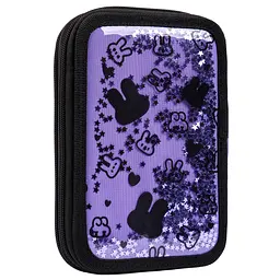 Пенал шкільний Yes подвійний Shiny Bunny HP-01 - мініатюра 3