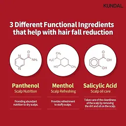 Єсенція для шкіри голови Kundal Caffeine Head Spa & Scalp Care Water Treatment Herb Mint від випадіння волосся лікуюча 300 мл - мініатюра 6