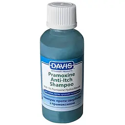 Шампунь Davis PRAMOXINE Anti-Itch Девіс від свербежу для собак і котів (промоксин гідрохлорид 1%), 50 мл (PSHR50)