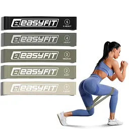 Резинки для фітнесу EasyFit MonoBand набір 5 шт - мініатюра 2