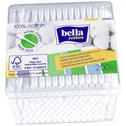 Ватные палочки Bella Cotton 200 шт. (BC-081-P200-099)