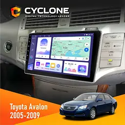 Штатна магнітола Toyota Avalon 2005-2009 Cyclone C9-011 4x64, DSP Cyclone (НФ-00007148)