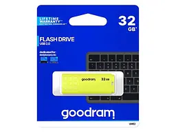 USB флеш накопичувач GOODRAM 32 GB UME2 Yellow (UME2-0320Y0R11) - мініатюра 3