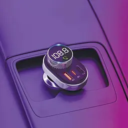 Автомобільний зарядний пристрій Proove FM Launcher Sound Link 30W (PD+QC3.0) Type-C+USB black (FMSL30110001) - мініатюра 7
