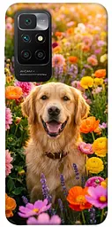 TPU чохол Demsky Flowery labrador для Xiaomi Redmi 10