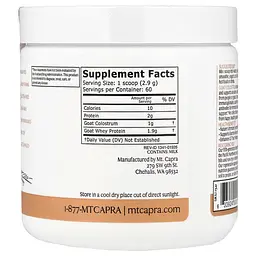 Молозиво (Colostrum) та Лактоферин Goat Colostrum Powder 174 грам Mt. Capra vit0005366 - мініатюра 2