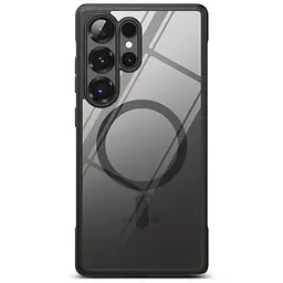Прозорий чохол Ringke Fusion Bold Magnetic Magsafe Black для Samsung S25 Ultra - мініатюра 2