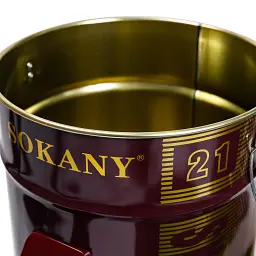 Пилосос Sokany металевий 21 л червоний 3600 Вт з мішком HEPA фільтром - мініатюра 8