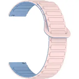 Ремінець DK CDK для Realme Watch T1 20mm Silicone Shaped Magnetic Band (018822) (pink / lilac)