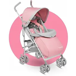 Коляска прогулянкова Lionelo Elia Tropical Pink, рожевий (LO-ELIA TROPICAL PINK) - мініатюра 2