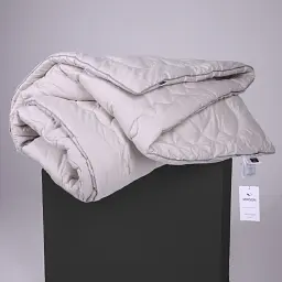 Ковдра шовкова Зима MirSon Silver Cloud 110х140 см сіра (2200010356519) - мініатюра 10