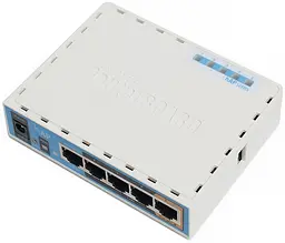 Маршрутизатор Mikrotik RB951Ui-2ND hAP with 650MHz CPU, 64MB RAM, 5xLAN, built-in 2.4Ghz 802.11b/g/n - мініатюра 4