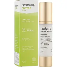 Омолоджуючий крем для овалу обличчя та шиї Sesderma Factor G Chin & Neck 50 мл