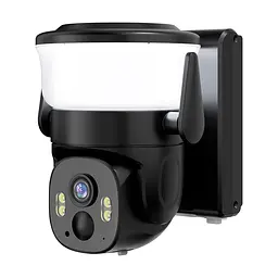 IP PTZ-відеокамера автономна з WiFi, прожектором та сонячною панеллю 3Mp Light Vision VLC-6103WLS Black (Lamp+Solar) (CareCam Pro) f=3.6mm, на акумуляторних батареях (75-00351) - мініатюра 3