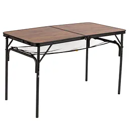 Складний стіл Bo-Camp Greene 120x60 cm Black/Wood look (1404210), Коричневий