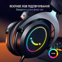 Навушники Fifine RGB чорні (H3) - мініатюра 11